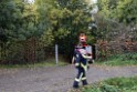 Einsatz BF Koeln PKW im See Koeln Esch P243